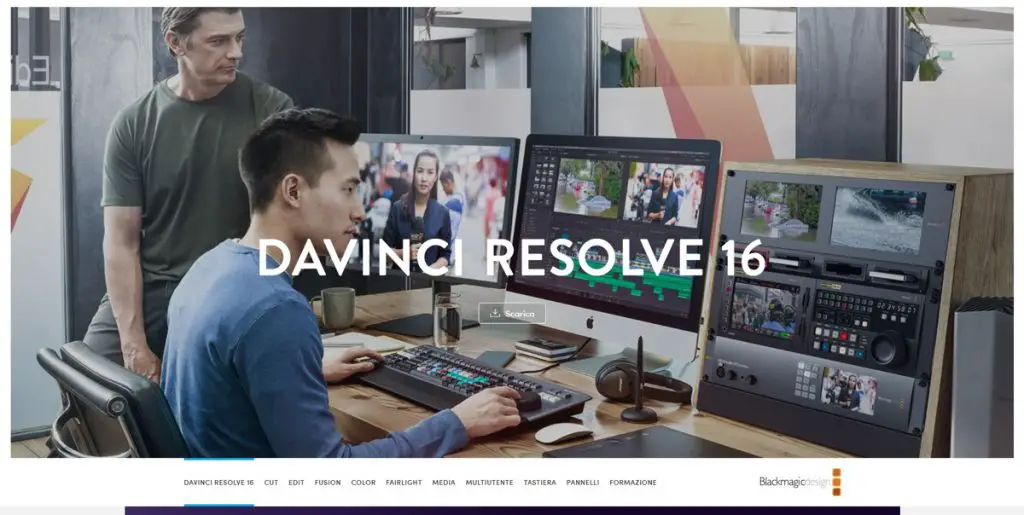 Da Vinci Resolve Editing Video Software