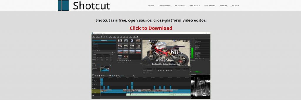 ShotCut Software per Editing Video